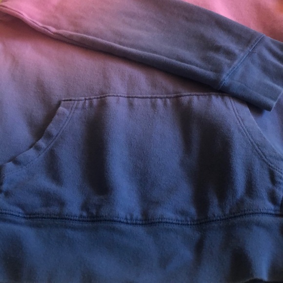 Girls Old Navy Sweatshirt, Pink and Purple Ombré - Picture 3 of 4